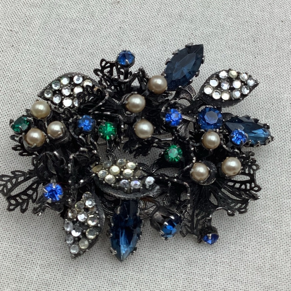 Vintage Vendome Colorful  Brooch #44SB